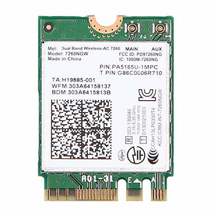 Picture of 867Mbps Dual Band Wireless-AC 7260NGW WiFi Card for Lenovo Thinkpad X1 Carbon 2nd, X240 X240S Compatible 04W3806 04W3830 04W6059 04X6007 04X6008 04X6009 04X6086 04X6087