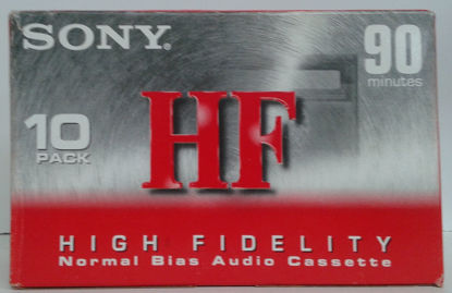 Picture of Sony HF 90 High Fidelity Normal Bias C-90HFC Audio Cassettes