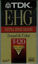 Picture of TDK E-HG Extra High Grade T-120 Video Cassette Tapes - Super Avilyn Technology PLUS