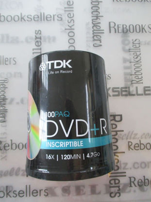 Picture of TDK Electronics Corp. DVD+R Discs, 4.7GB, 16X, 100/PK, Spindle/Silver