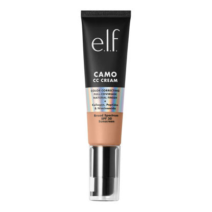 Picture of e.l.f. Camo CC Cream, Color Correcting Medium-To-Full Coverage Foundation with SPF 30, Light 250 W, 1.05 Oz (30g)