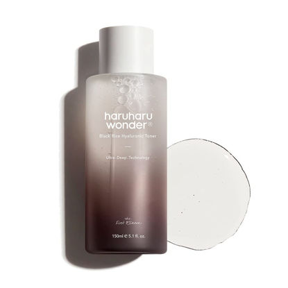 Picture of Haruharu Wonder Black Rice Hyaluronic Toner 5.1 fl.oz / 150ml | Face Moisturizer, Facial Toner for All Skin Types | Vegan, Cruelty Free, EWG-Green