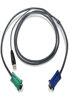 Picture of IOGEAR USB KVM Cable, 6 Feet, G2L5202U, Dark Gray