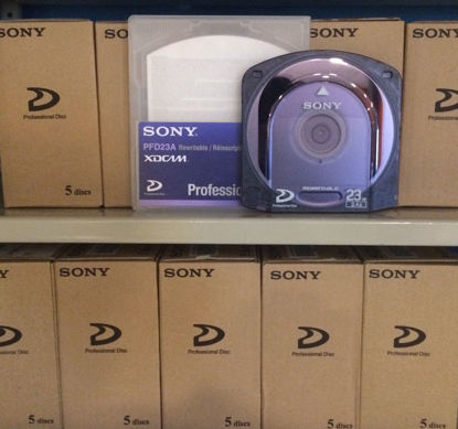 Picture of Sony PFD23A/2 Single Layer 23GB Rewritable Optical Disc for XDCAM, 85 minutes