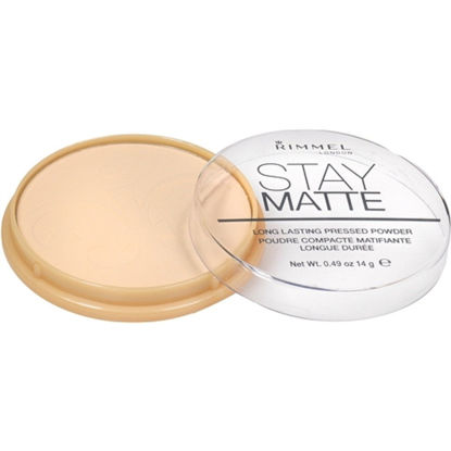 Picture of Rimmel Stay Matte Pressed Powder, Transparent [001], 0.49 oz (Pack of 3)