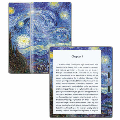 Picture of MightySkins Glossy Glitter Skin for Amazon Kindle Oasis 7" (9th Gen) - Starry Night | Protective, Durable High-Gloss Glitter Finish | Easy to Apply, Remove, and Change Styles | Made in The USA