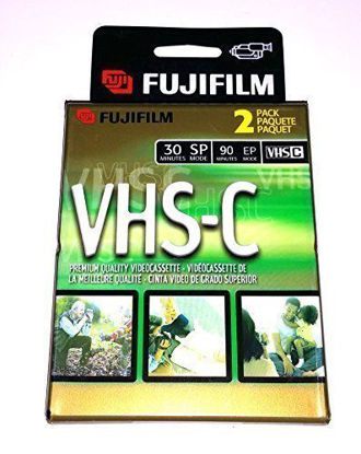 Picture of 2 FujiFilm Video TC-30 VHS-C Premium Quality Videocassette VHS Camcorder Cassette