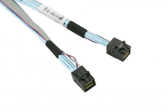 Picture of Supermicro CBL-SAST-0531-01 80cm Mini-SAS HD to Mini-SAS HD Internal 30AWG Cable