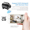 Picture of Flashstar Mini WiFi Camera 1080P HD Night Vision Included Motion Detection Remote Monitoring 160° Wide Angle Micro Baby Monitor for Home Office Store Warehouse (1Pcs)