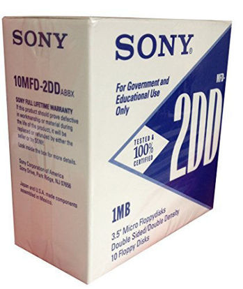 Picture of Sony 3.5 Micro Floppydisks Double Sided, Double Density 1 Box of 10 Pack