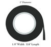 Picture of Magna Visual Vinyl Chart Tape 1/8" Width 324" Length Black