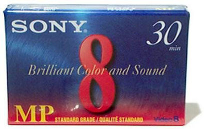 Picture of Sony Video 8 Standard Grade Metal Particle Video Cassette