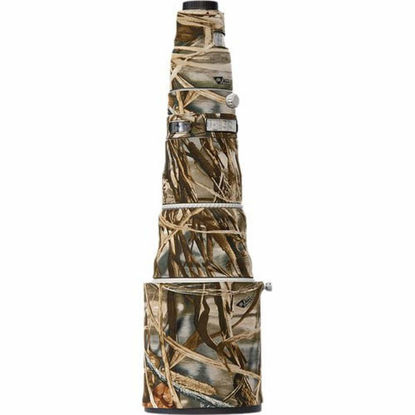 Picture of LensCoat Canon 600 f/4 is II Lens Cover Lens Sleeve Camouflage Neoprene Camera Lens Protection Sleeve (Realtree Max4 HD) LC6002M4