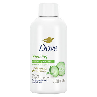 Picture of Dove Go Fresh Cool Moisture Body Wash Cucumber & Green Tea Scent 3.0 Oz.