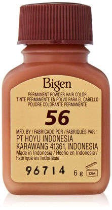 Picture of Bigen Powder Hair Color #56 Rich Medium Brown 0.21oz (2 Pack)