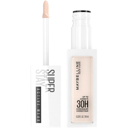 Picture of Maybelline New York Super Stay Liquid Concealer Makeup, Full Coverage Concealer, Up to 30 Hour Wear, Transfer Resistant, Natural Matte Finish, Oil-free, Available in 16 Shades, 01, 1 Count