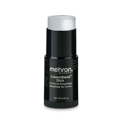 Picture of Mehron Professional CreamBlend Makeup Stick, Silver 0.75 Ounce