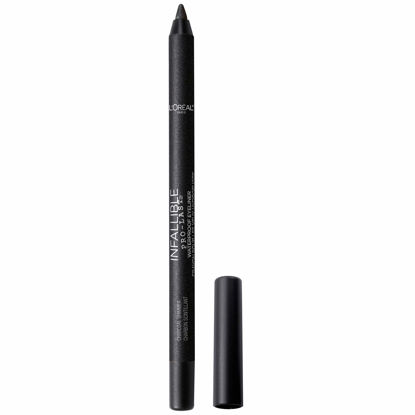 Picture of L’Oréal Paris Cosmetics Makeup Infallible Pro-last Pencil Eyeliner, Waterproof & Smudge-resistant, Glides On Easily To Create Any Look, Black shimmer, 0.042 oz.
