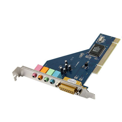 Picture of SaiDian 1Pcs Audio Card PCI Sound Card 4 Channel 3D Audio Stereo 8738 Chip 120dB SNR for PC Win7/8/XP 32/64 Bit