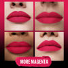 Picture of Maybelline New York Color Sensational Ultimatte Matte Lipstick, Non-Drying, Intense Color Pigment, More Magenta, Magenta Pink, 1 Count