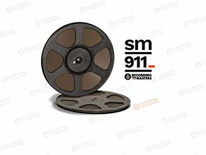 Picture of NEW RTM PYRAL SM911 1/4" 2500' 762m 10.5" Plastic Reel Trident Hinged Box RMG/EMTEC Studio Mastering Tape R34112