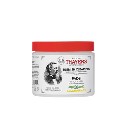 Picture of THAYERS Alcohol-Free Witch Hazel Blemish Clearing Pads, 60 Pads
