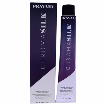 Picture of Pravana ChromaSilk Creme Hair Color - 6.11 Dark Intense Ash Blonde Unisex Hair Color 3 oz I0105055
