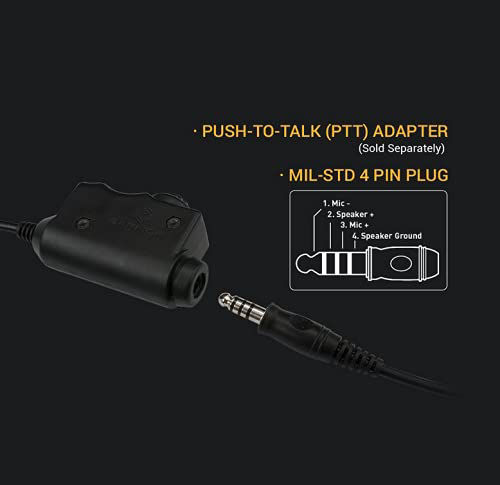 thumbnail image 2 of Earmor Tactical PTT Adapter - ICOM Version 2 of 12