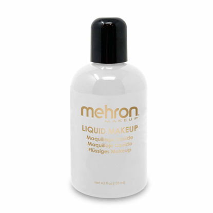 Picture of Mehron Makeup Liquid Makeup | Face Paint and Body Paint 4.5 oz (133 ml) (WHITE)