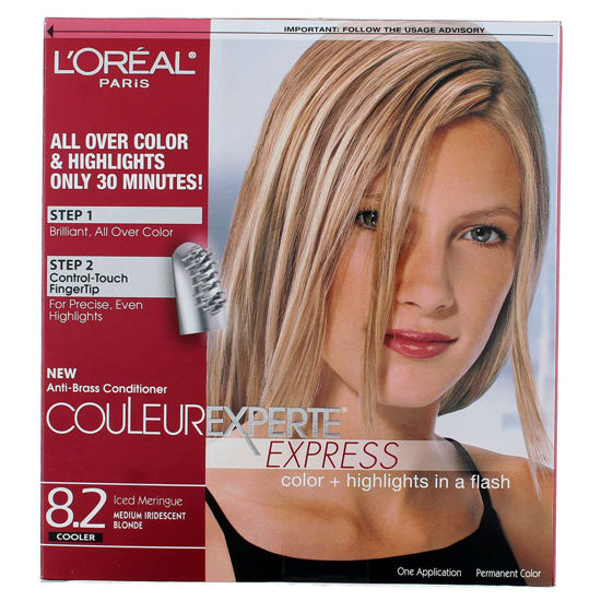 Picture of L'Oreal Paris Couleur Experte Color + Highlights in a Flash, Medium Iridescent Blonde - Ice