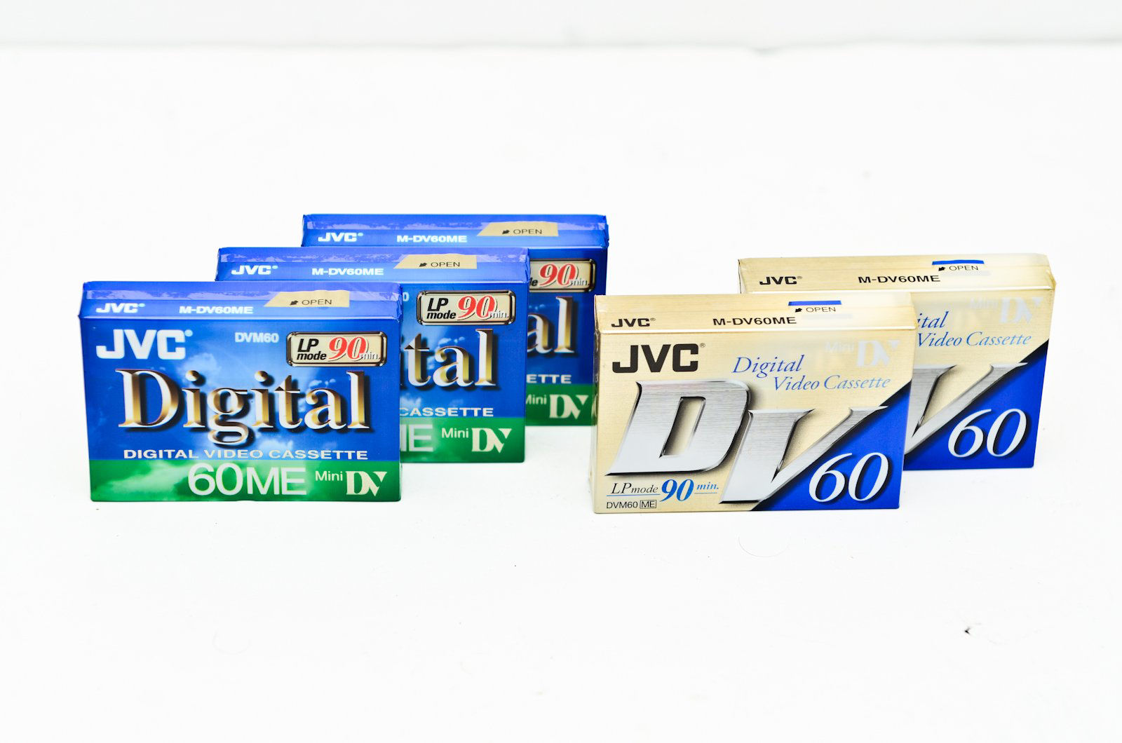 Lot De 12 Cassettes Mini DV JVC – 60 Minutes – Vierges (Neuf)
