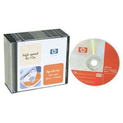 Philips CD-RW 700MB 4-12x Speed 10 Units Silver