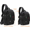 Picture of NICGID Sling Bags Chest Shoulder Backpacks, 14.1'' Laptop Backpack Crossbody Messenger Bag Travel Outdoor Men Women