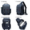 Picture of NICGID Sling Bags Chest Shoulder Backpacks, 14.1'' Laptop Backpack Crossbody Messenger Bag Travel Outdoor Men Women