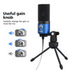 Picture of FIFINE USB Computer Microphone for Recording YouTube Video Voice Over Vocals for Mac & PC, Condenser Mic with Gain Control for Home Studio, Plug & Play - K669L