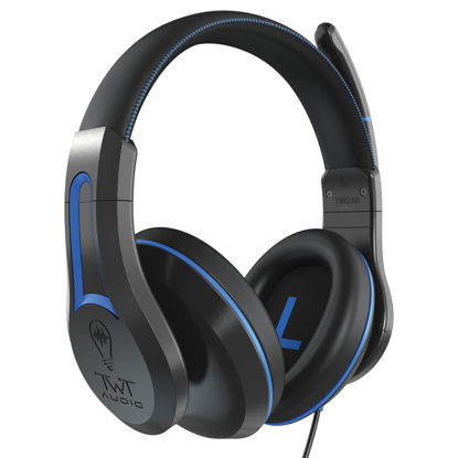 Picture of ThinkWrite Technologies / TWT Audio Duro, TW210 (2nd Gen) | Premium Over-Ear Wired Headset with Noise Reducing Microphone (3.5mm Jack)