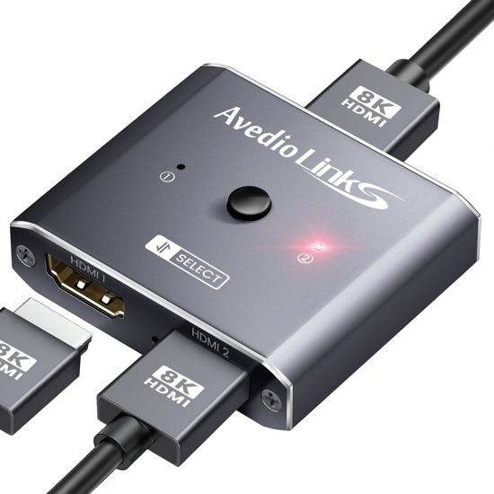 avedio links HDMI Splitter 1 in 2 Out【with 4ft HDMI  