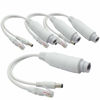 Picture of ANVISION 4-Pack Active 48V to 12V Waterproof PoE Splitter Adapter, IEEE 802.3af Compliant 10/100Mbps, for IP Camera AP Voip Phone and More, White