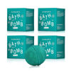 Picture of Old Whaling Co Sea la Vie Bath Bomb - Set of 4 - Handmade Bath Soak with Epsom Salts - Cleansing, Soothing and Moisturizing Fizz - Rose, Apple and Jasmine Scent, 8 oz