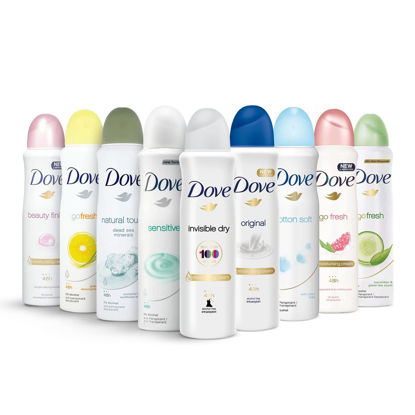 Picture of Dove Antiperspirant Spray, International Version, 150 ml (Pack of 10)