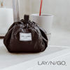 Picture of Lay-n-Go Cosmo Deluxe Drawstring Cosmetic & Makeup Bag Organizer, Toiletry Bag for Travel, Gifts, and Daily Use, 22 inch, Leopard