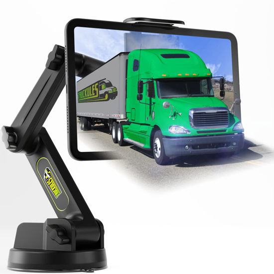 GetUSCart Truckules Tablet Mount for Truck Heavy Duty, Tablet & iPad Mount Truck Dashboard