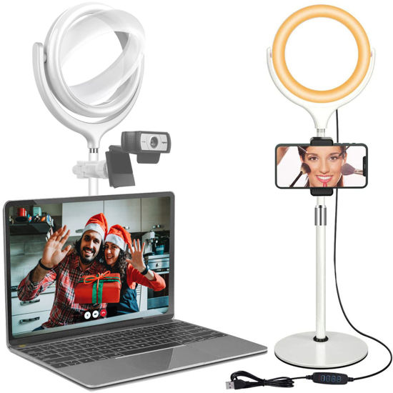 20cm Desktop Ring Light With Phone Microphone Bracket Dimmable LED Ring Lamp  Video Camera Phone Fill Light For Live Youtube From Ecsale007, $24.13 |  DHgate.Com