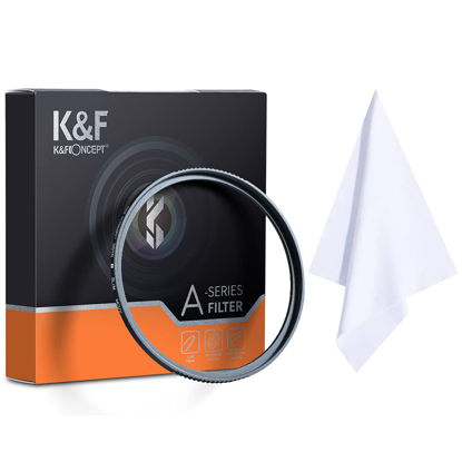 Picture of K&F Concept 86mm MC UV Filter, Super Slim/High Transmittance/Waterproof, for Camera Lens + Cleaning Cloth