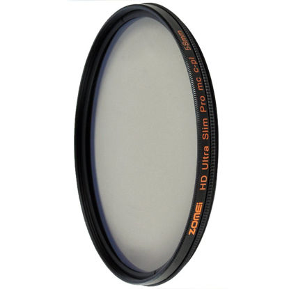 Picture of ZOMEI 58mm 18 Layer Multi-Coated HD Ultra Slim Waterproof SHOTT Schott Camera Lens Polarizing Polarizer Circular CIR-PL CPL Filter with Rotating Ring