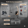 Picture of MAIRDI Telephone Headset with RJ9 & 3.5mm Jack for Office Landline Deskphone Cell Phone PC Laptop, Call Center Phone Headset with Microphone, Works for Cisco 7941 7965 6941 7861 8961