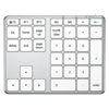 Picture of iClever Number Pad for Laptop, Bluetooth Number Pad, USB-C Charge, Aluminum Build, Multi-Device Wireless Number pad for Data Entry, Compatible with Mac, iMac, Tablet, Laptop, PC Desktop