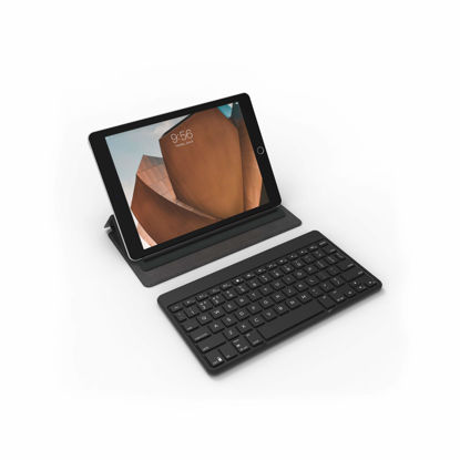 Picture of ZAGG Flex - Slim, Portable, Universal Keyboard & Stand Works with Any Bluetooth Device Including Tablets, Smartphones, and Smart TV - Black (103201717)