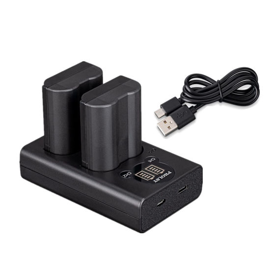 Chargeur MH-25/25a Pour Batteries Nikon EN-EL15/EN-EL15a/EN-EL15b - Compatible D500 D750 D850 D810 Z6 Z5 Et Poignées MB-D11 à MB-D17 - 11