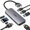 Picture of Docking Station for MacBook Pro Air, USB C Docking Station Dual Monitor,Dual HDMI Adapter Hub for Mac MacBook Pro with 2 HDMI(4K @60Hz), 3USB3.0,SD TF Card Reader and 100W PD USB C Port